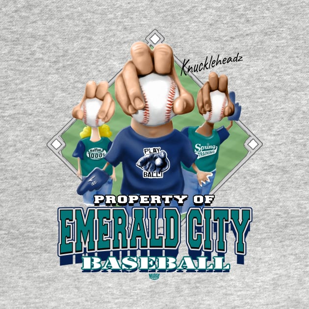 Knucklehead for Emerald City Baseball by MudgeSportswear